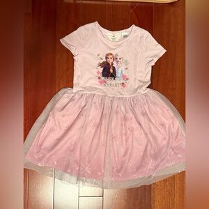 H&M Girls Pink Frozen Dress
